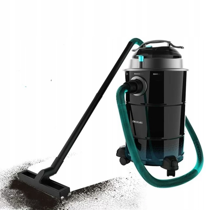 Прахосмукачка за пепел Cecotec Conga Ash 6000 EasyGo XL, 1500W, 30л, 21kPa, мобилна, с колела