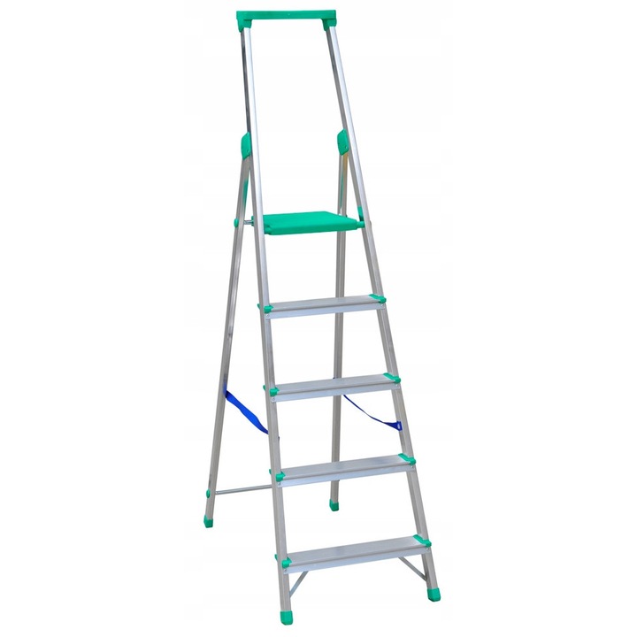 Drabex 3+1 munka létra, 4 fokos, 1.56m, 150kg