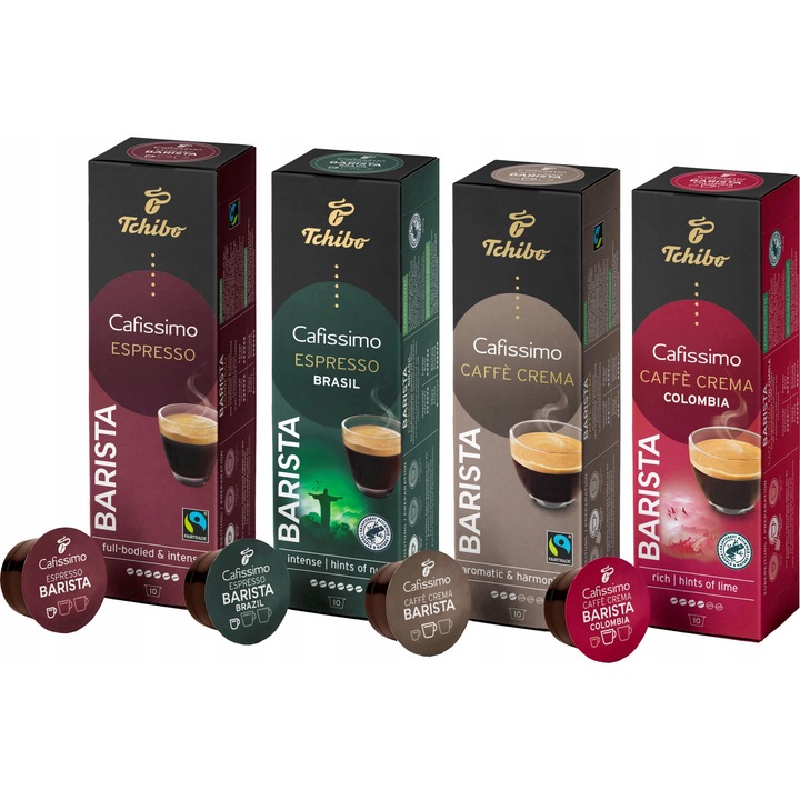 Set capsule cafea Tchibo Cafissimo 40 buc, 100% Arabica, 80g
