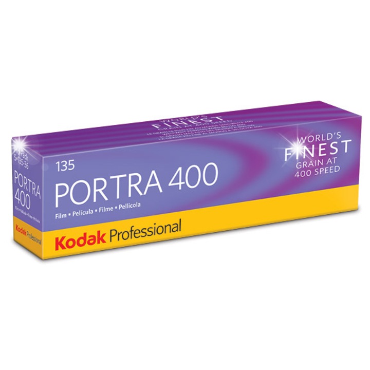 Film fotó Kodak Portra 400 135/36, ISO 400 érzékenység, természetes színek, 36 expozíció
