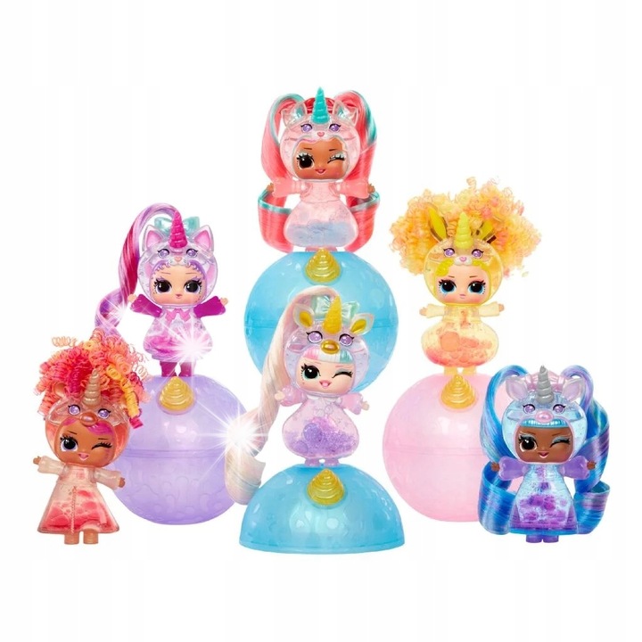 L.O.L. Surprise! Egyszarvú baba, lávalámpa hatás, készlet, 9,9cm