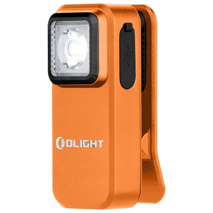 Фенерче Olight Oclip, 300 лумена, оранжево, 48,5x21 мм, с включена батерия