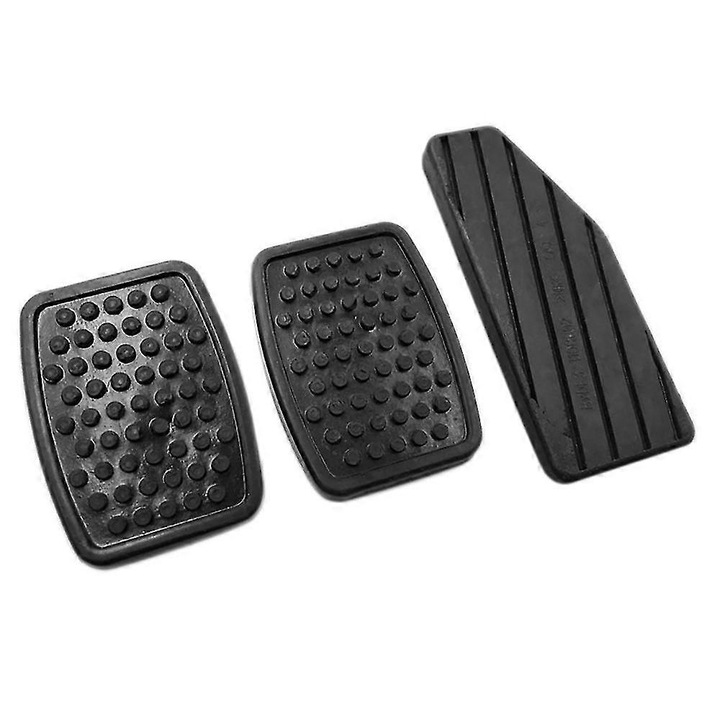 Set 3 piese pedale acceleratie, ambreiaj si frana din cauciuc pentru Swift, negru