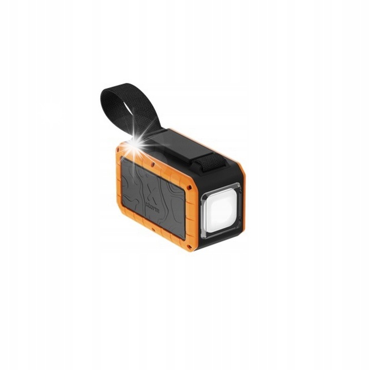 Здрава външна батерия с фенерче Xtorm 40000 mAh 100W, USB-C порт, водоустойчива, оранжева, 13,5x6,8x8,7см