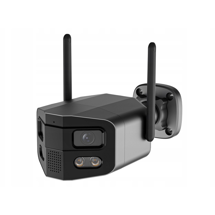 Камера за наблюдение TESLA SecureQ SC35, панорамна 185°, 4 MPix, Wi-Fi/LAN, за външен монтаж