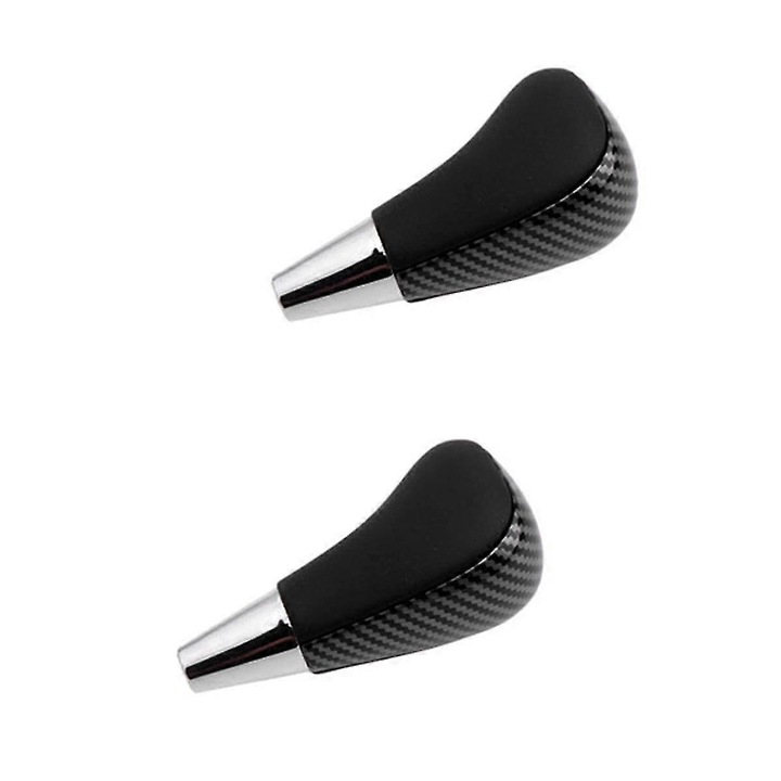 Set 2 Piese Manere Schimbator Viteze Carbon pentru ES300 ES330 ES350 GS300 GS350, Plastic, Multicolor