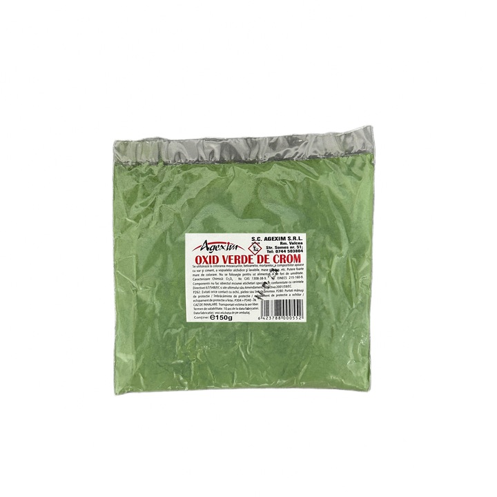 Pigment Agexim Oxid Verde de Crom 150g, pentru Beton si Ceramica