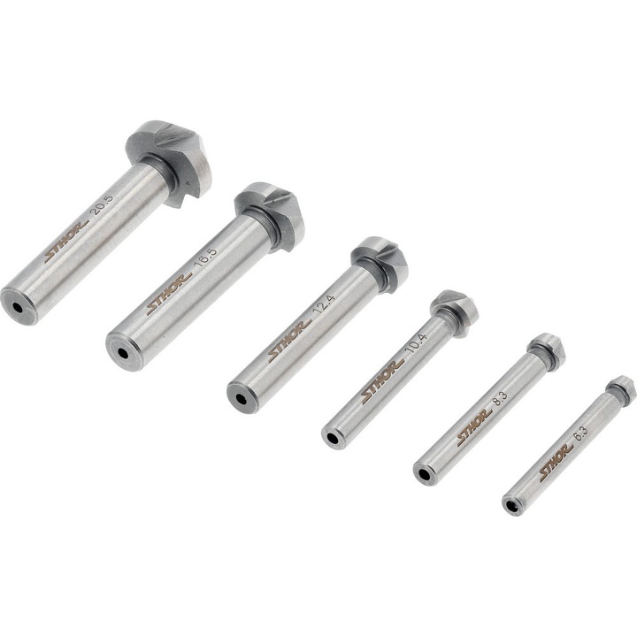 Fém marófej készlet 6.3 - 20.5mm, 6 db