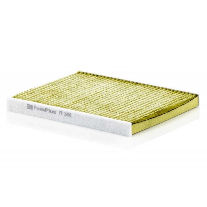 Filtru de cabină Mann-Filter Frecious Plus antialergic pentru Ford Fiesta VI, cu carbune activ, 2012-