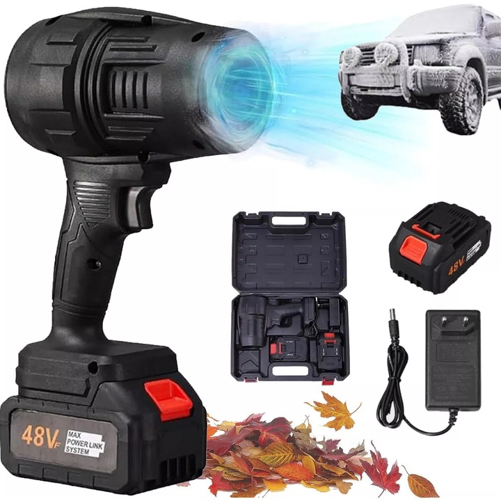 Suflanta portabila fara fir cu 1 acumulator 48V