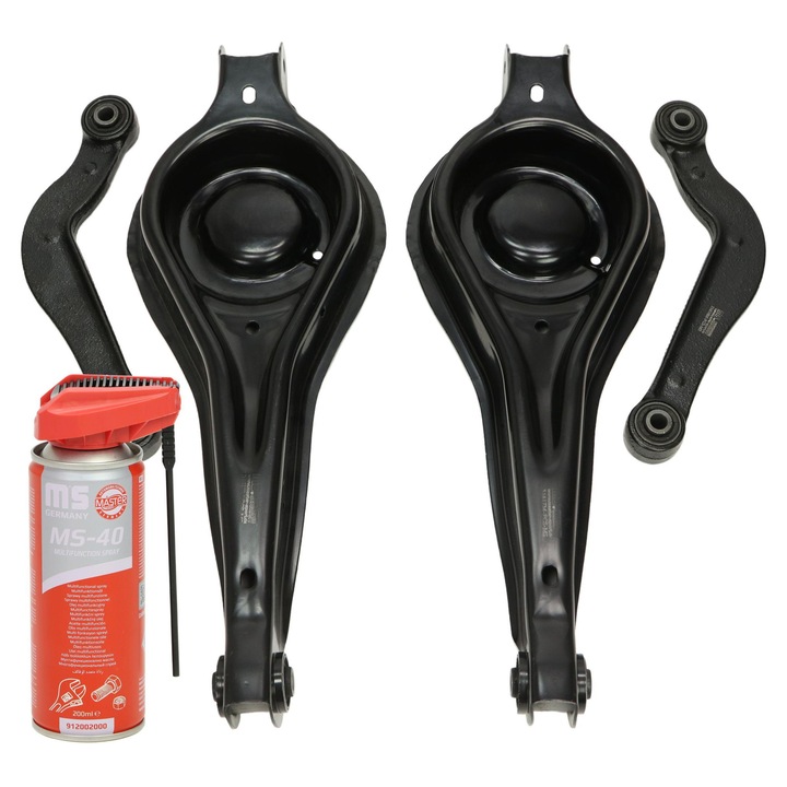 Set brate suspensie spate, Master Sport Germany, Negru