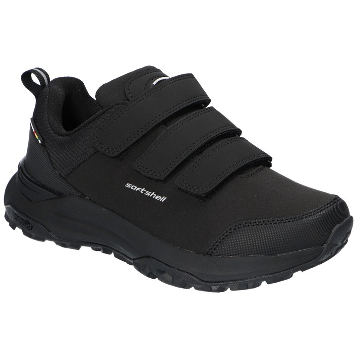 Bocanci trekking American Club HL223, Softshell, cu arici, Memory Foam System, Negru