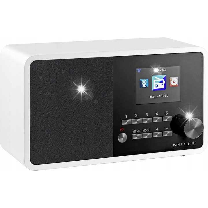 Радио интернет Imperial I110, 5W, бял, с дистанционно управление, USB, Telestar