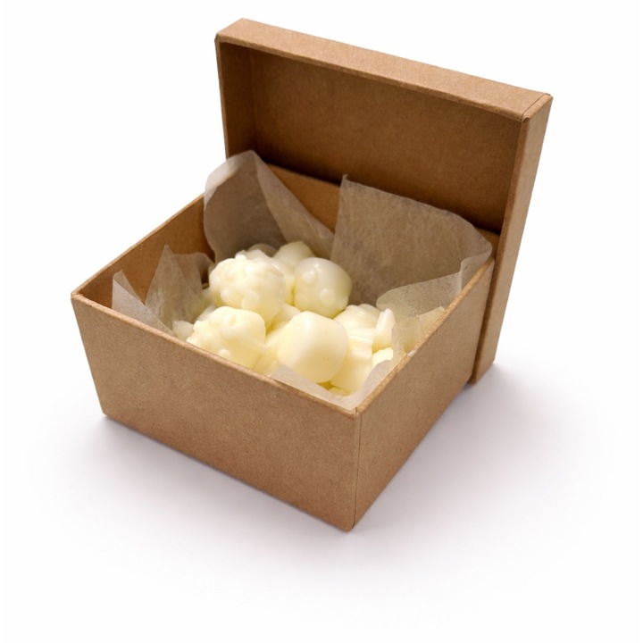 Wax Melts din Ceara de Soia Handmade – Set Tematica Paste, Parfum Rouge 540, Vanilie & Portocala, Multicolor, 55g