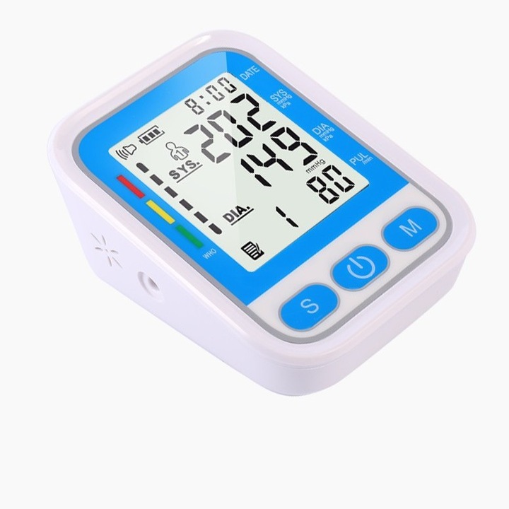 Tensiometru pentru brat, Transmisie vocala in engleza, Alb