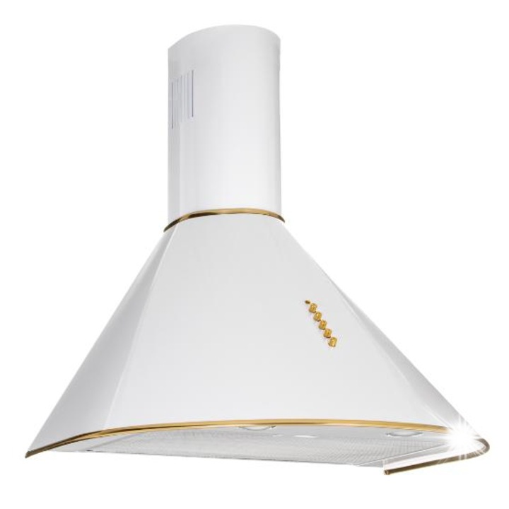 Hota Akpo WK-4 Dandys Gold 60, бял, 60x65,5x60cm, 337,3 m3/h, 67 dB, LED осветление