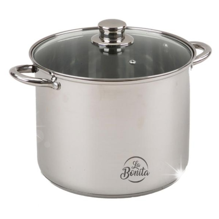 Oala traditionala La Bonita Solo 10L, inox, 26cm, set cu capac