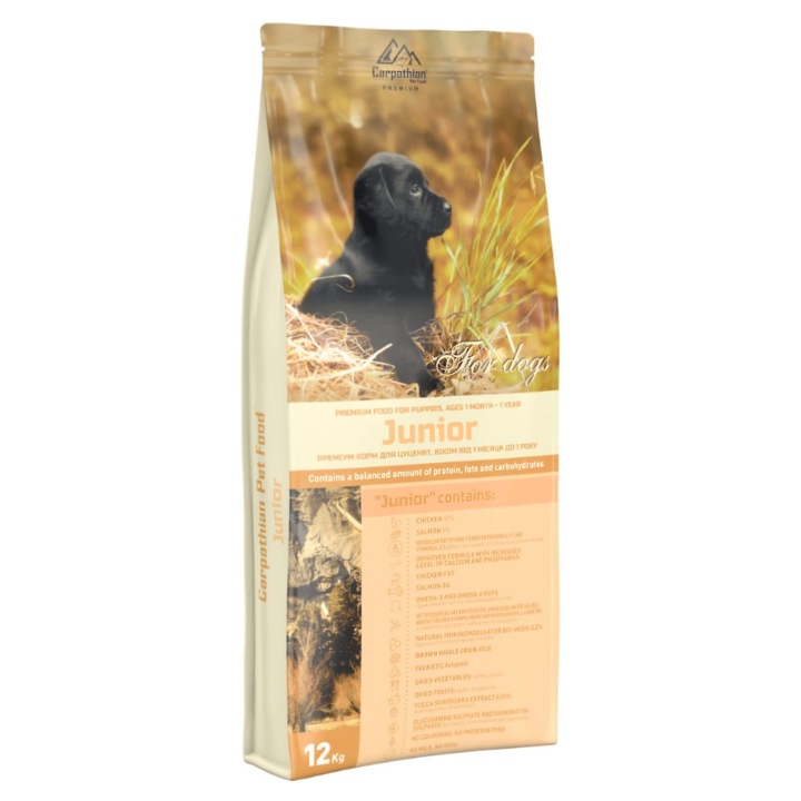 Храна за кучета, Carpathian Pet Food, джуниър, 12кг, суха, всички породи