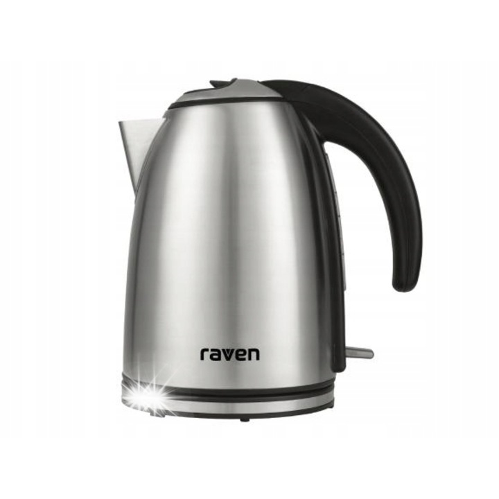 Fierbator electric TermHoff TH-K1, 1.7l, 2200W, reglare temperatura 20-100C, panou tactil, sticla transparenta