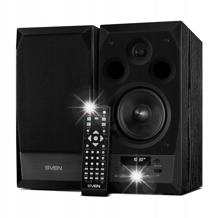 Sven MC-10 2.0 PC hangszórók, Bluetooth, 45Hz-27kHz, fekete