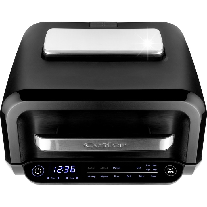 Friteuza fara ulei Instant Pot Vortex VersaZone 8.5l, 2 cosuri, negru