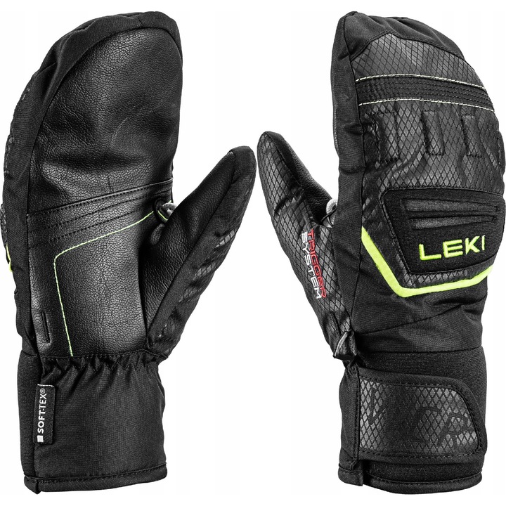 Leki WCR Team 3D Junior Mitt sportkesztyű, 5.0, vízálló, meleg, többszínű