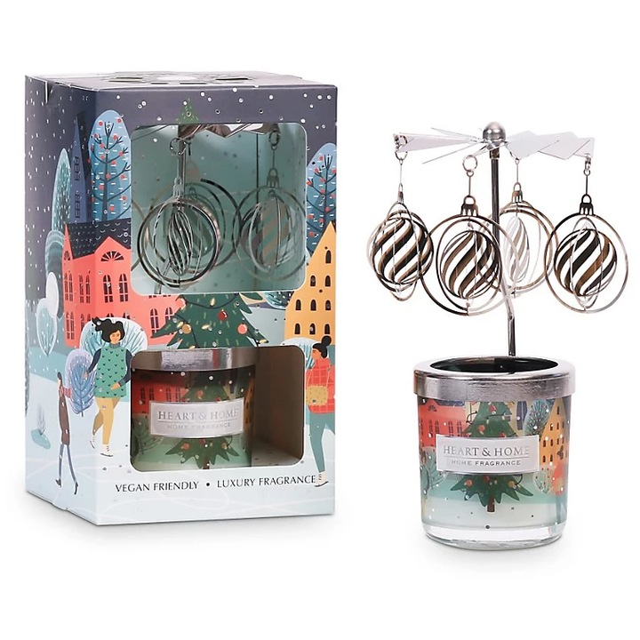 Lumanare parfumata - Carousel Gift Set - Christmas, Multicolor, Soja