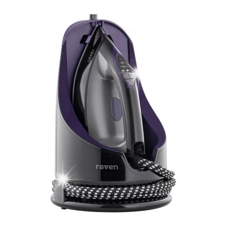 Generator de aburi Thing4you RAVEN EGP002, 3200W, 140g/min, 5,5 bara, negru-violet
