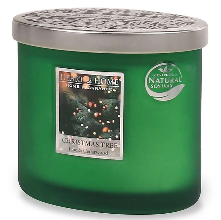 Lumanare parfumata - Christmas Tree Fragrance, Brad, Verde, Soja