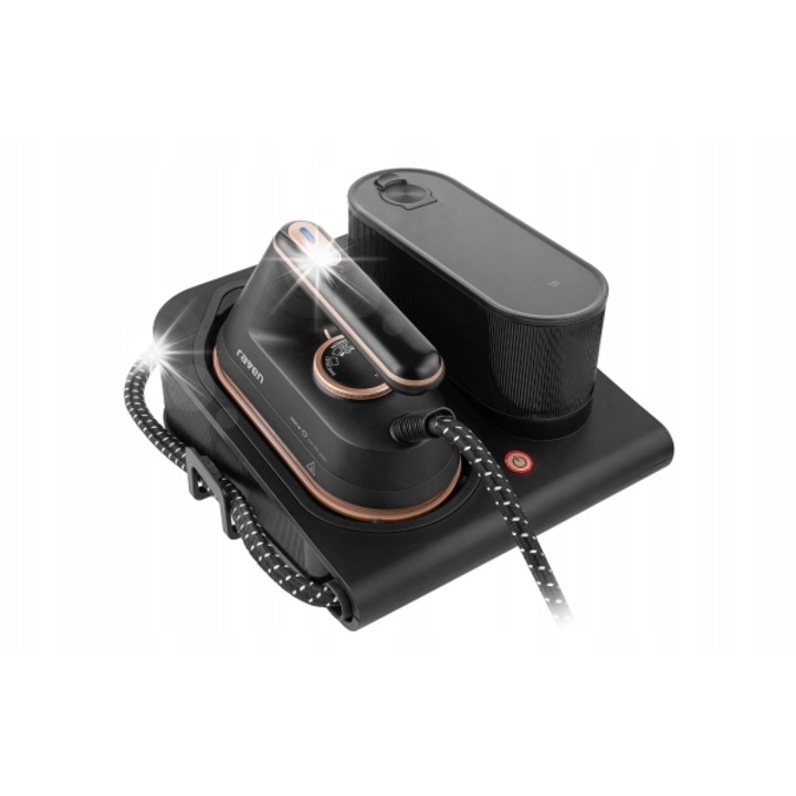 Generator de aburi Raven EGP003, 2400W, 300g/min, ceramica, 1,2l, negru