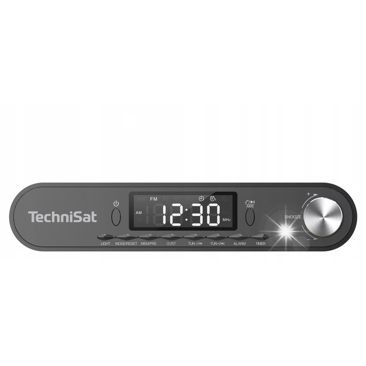 Радио с часовник TechniSat KitchenRadio, Bluetooth, 2.0, сиво