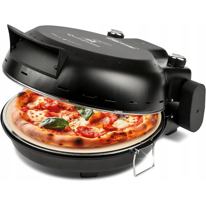 Mini cuptor electric GZ-4501, 45 l, negru, 1400 W, cu gratar, dimensiuni 59x33x47 cm