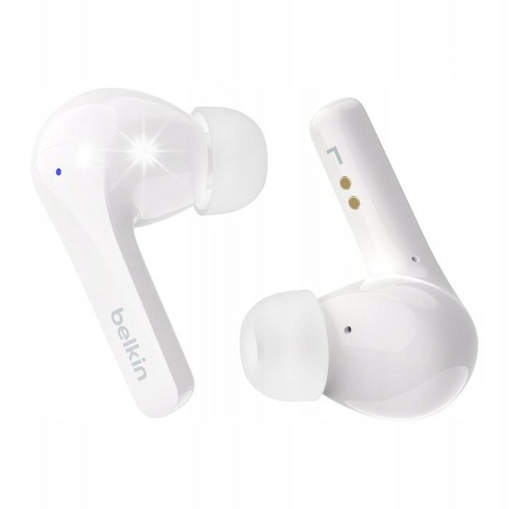 Belkin SoundForm Motion vezeték nélküli fülhallgató, 12 mm, IPX5, fehér, szett