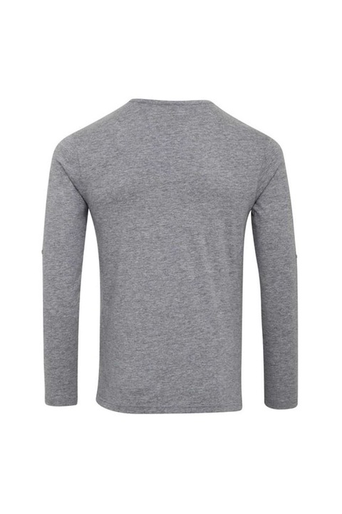 Bluza racoroasa pentru barbati cu maneci rulate PR218, Grey Marl, XL