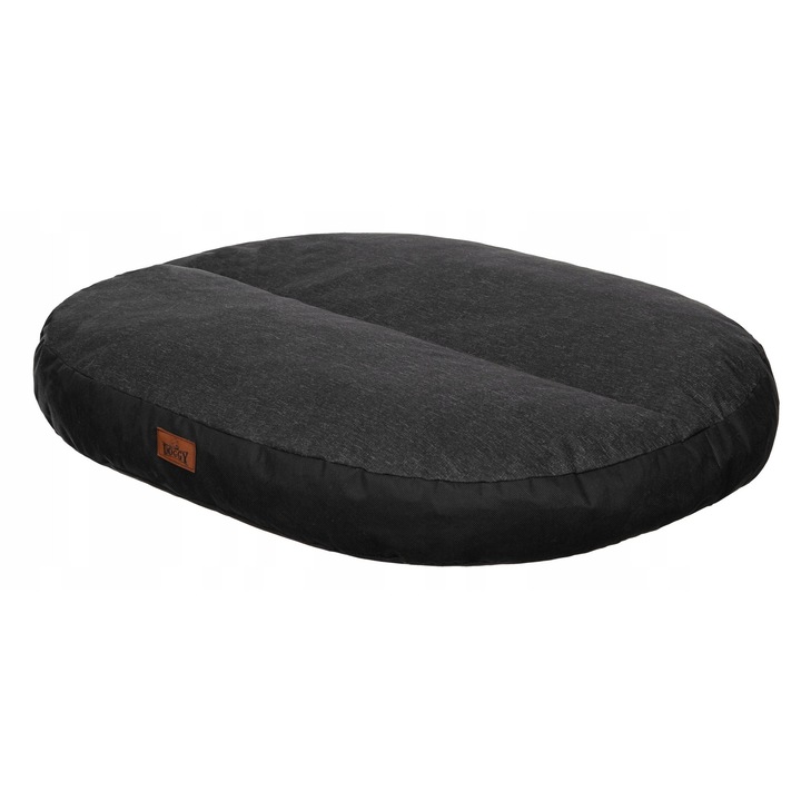 Овален матрак за кучета, Doggy, 70x50см, водоустойчив, черен