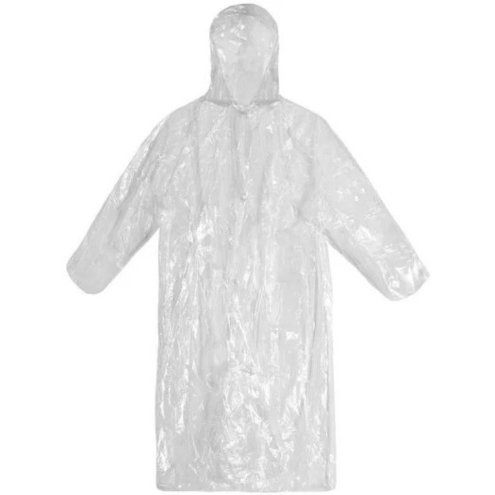 Set 5 Pelerine de ploaie MSG, impermeabile, 100% polietilena, marime universală