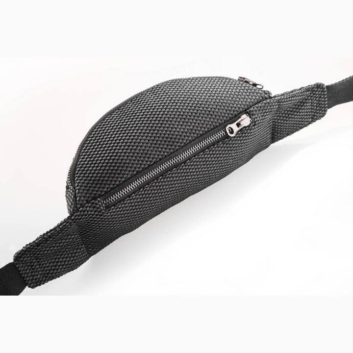 Borseta barbati, gri, 24x7x11cm, impermeabila