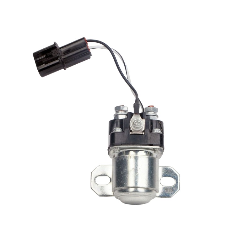 Releu de pornire auto, 12V/24V, cu conector pentru cablaj, pentru utilaje grele, excavator, stivuitor