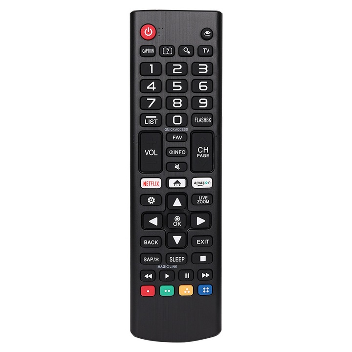 Távirányító LG TV AKB75095307-hez, Fekete
