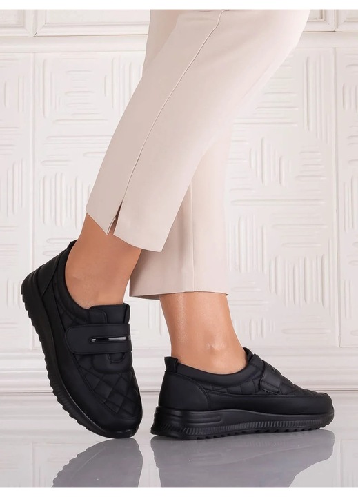 Pantofi dama Casual Negri din Piele Ecologica Osica, Negru