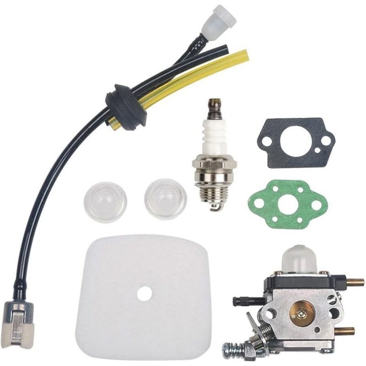 Kit carburator C1U-K54A cu filtru de aer si bujie - pentru motocultor Mantis 2-timp