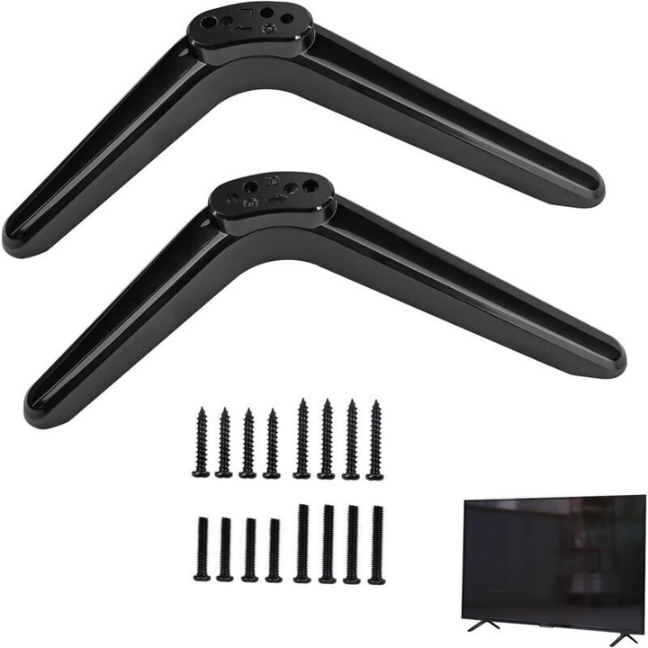 Suport TV universal, 32-55 inch, capacitate 45 kg, anti-alunecare, dimensiuni 30x45cm