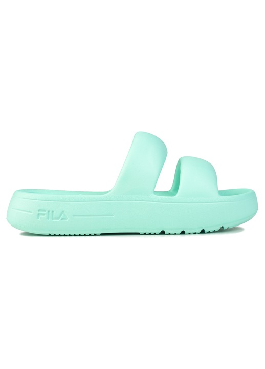 Slapi dama Fila SUPERBUBBLE SLIDE, verde, material sintetic