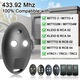 Set telecomenzi 433.92 MHz pentru sisteme de poarta, 3 bucati, design compact, tehnologie Rolling Code