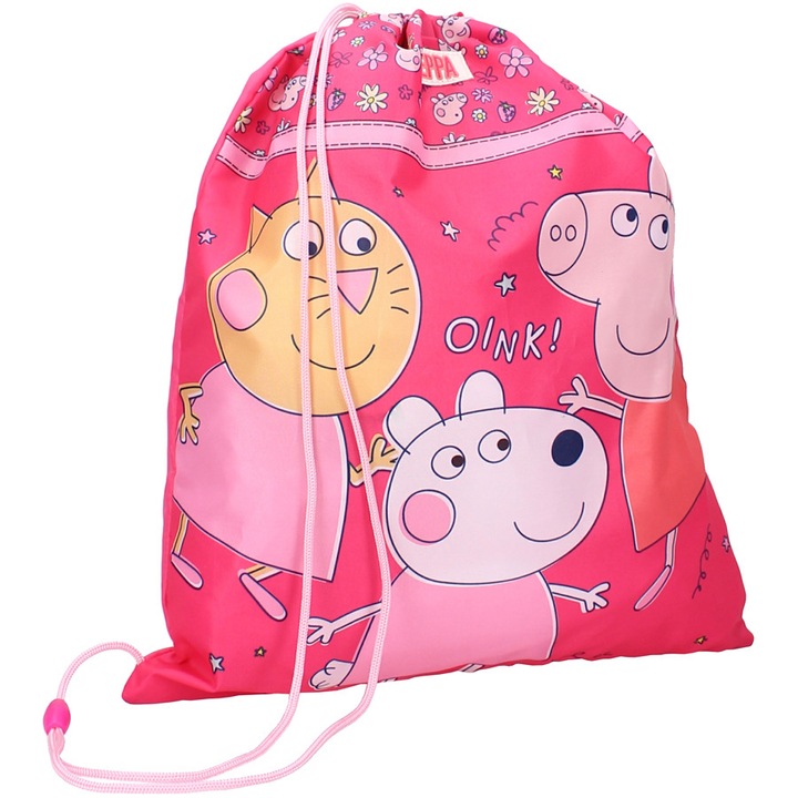 Детска чанта Peppa Pig, розова, 44x36 см
