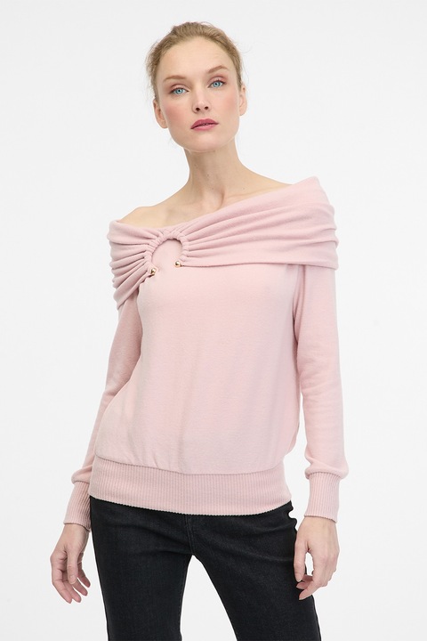 Orsay, Bluza uni cu decolteu pe umeri, Roz prafuit