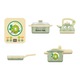 Set Accesorii Bucatarie Copii KidProtect® Petite Cook, Plita Functionala Electrica, Oala, Fierbator Tigaie, Accesorii, BPA Free, Simulare Gatit, Cadou Fetite 3 4 5 6 7 Ani, Verde