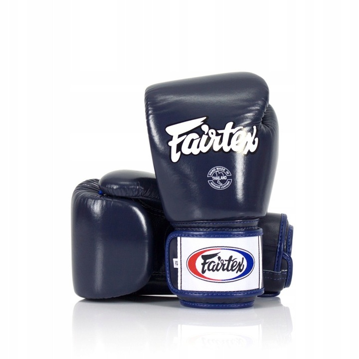 Fairtex BGV1 sportkesztyű, 14 oz, kék, prémium valódi bőr, ergonomikus forma