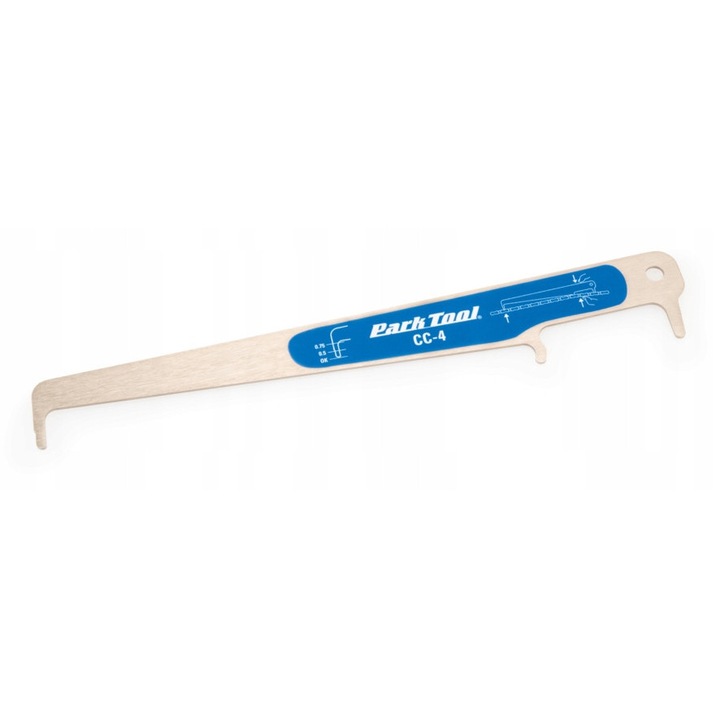 Instrument de verificare a uzurii lantului Park Tool CC-4, 0.5% si 0.75%, pentru biciclete