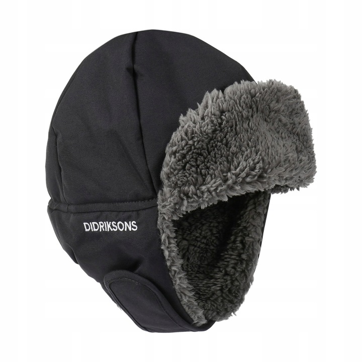 Детска зимна шапка, Didriksons, 54 см, черен цвят